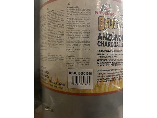 Ca. 16x barbecue houtskoolaansteker xxl, bruzzzler - afbeelding 3 van  5