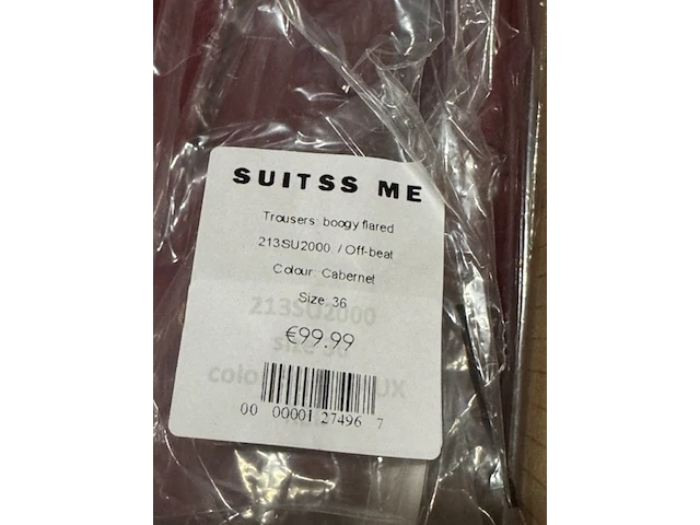Ca. 16x broek en 18x colbert, suitss me, off-beat, cabernet - afbeelding 8 van  9