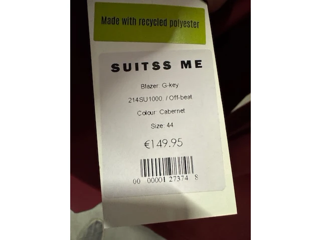 Ca. 16x broek en 18x colbert, suitss me, off-beat, cabernet - afbeelding 9 van  9