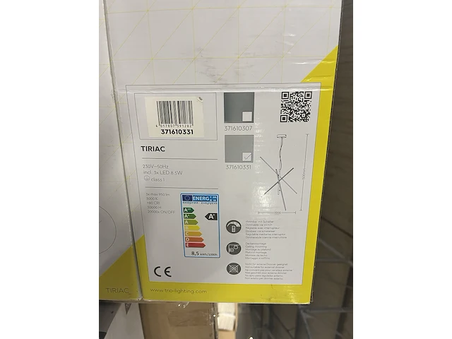 Ca. 16x design led plafondlamp trio, tiriac - afbeelding 2 van  3