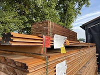 Ca. 16x douglas dubbele rhombus profiel geschaafd, 25x135mm, lengte 500cm - afbeelding 2 van  3