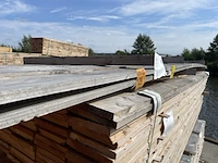 Ca. 16x douglas planken fijnbezaagd, 22x200mm, lengte 500cm - afbeelding 2 van  3