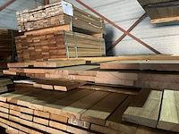 Ca. 16x ipé planken geschaafd , 21x145mm, lengte 275cm - afbeelding 3 van  3