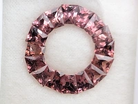 Ca. 16x malaya garnet - 6.75 cts ( total ), pinkish brown - afbeelding 2 van  4
