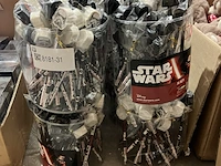 Ca. 16x star wars containers potloden met gum - afbeelding 2 van  5