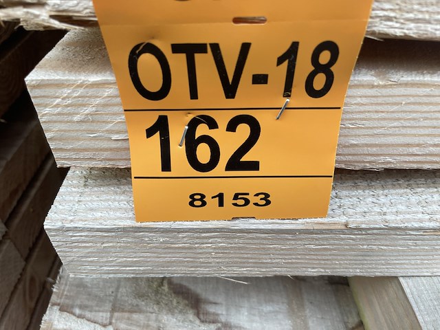 Ca. 170x guyana teak regels geschaafd gevingerlast, 40x60mm, lengte 395cm - afbeelding 5 van  5