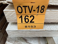 Ca. 170x guyana teak regels geschaafd gevingerlast, 40x60mm, lengte 395cm - afbeelding 5 van  5