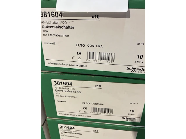 Ca. 170x schneider electric/merten schakelaar opbouw - afbeelding 3 van  3