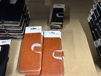 Ca. 170x telefoonhoesje handmade rixus, zwart en bruin - afbeelding 2 van  11