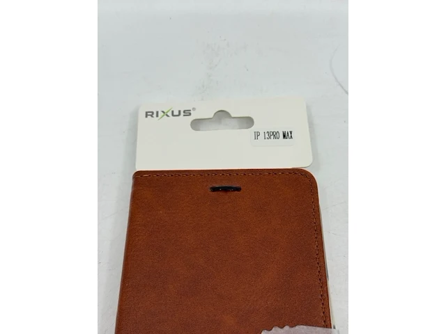 Ca. 170x telefoonhoesje handmade rixus, zwart en bruin - afbeelding 4 van  11