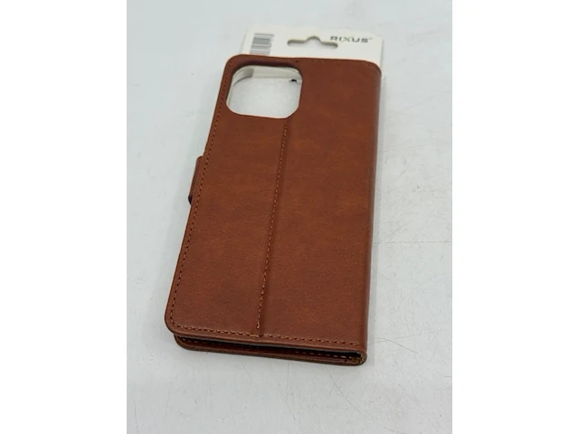 Ca. 170x telefoonhoesje handmade rixus, zwart en bruin - afbeelding 5 van  11