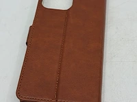 Ca. 170x telefoonhoesje handmade rixus, zwart en bruin - afbeelding 5 van  11