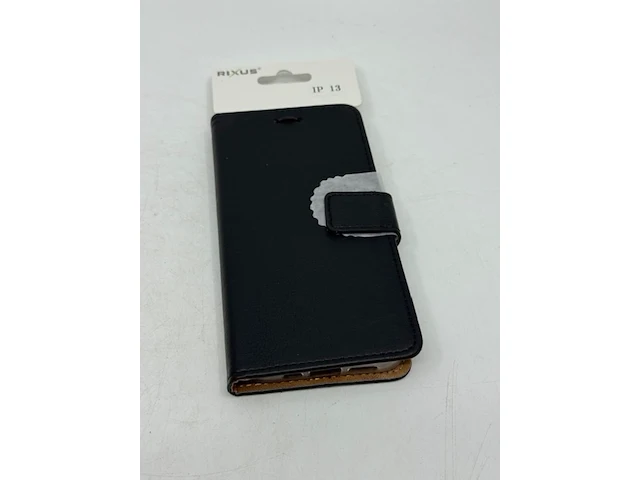 Ca. 170x telefoonhoesje handmade rixus, zwart en bruin - afbeelding 6 van  11
