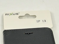 Ca. 170x telefoonhoesje handmade rixus, zwart en bruin - afbeelding 7 van  11