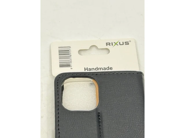 Ca. 170x telefoonhoesje handmade rixus, zwart en bruin - afbeelding 8 van  11
