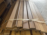 Ca. 171x ipé planken geschaafd country grade, 21x70mm, lengte 135/35cm 36/125cm - afbeelding 1 van  3