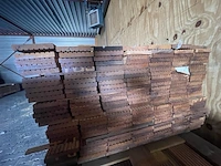 Ca. 175x angelim pedra vlonderplanken, 21x143mm, lengte 245cm - afbeelding 3 van  4