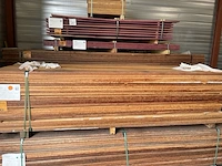 Ca. 175x angelim pedra vlonderplanken, 21x143mm, lengte 245cm - afbeelding 4 van  4