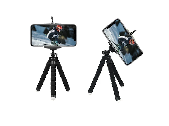 Ca. 175x statief voor telefoon of camera diverse kleuren - afbeelding 1 van  5