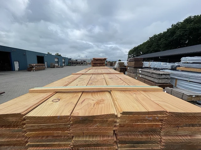 Ca. 178x douglas veer en groef, 18x190mm, lengte 500cm - afbeelding 1 van  3