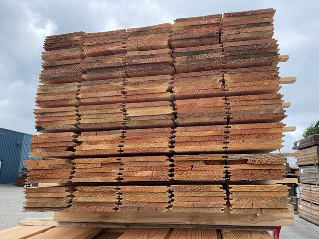 Ca. 178x douglas veer en groef, 18x190mm, lengte 500cm - afbeelding 3 van  3