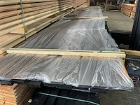Ca. 17x douglas latten zwart gecoat, 20x90mm, lengte 480cm - afbeelding 1 van  3