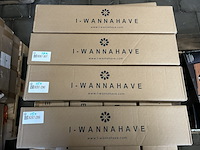 Ca. 17x houten kapstok, staande kapstok voor 8 jassen - afbeelding 3 van  4