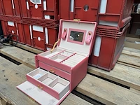 Ca. 17x sieraden organizer met laden met 4x krat - afbeelding 3 van  4