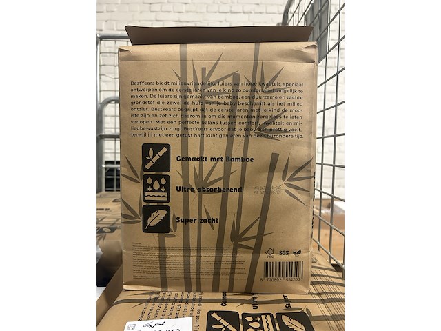 Ca. 1800x bamboe luier maat l 9-14 kg, best years - afbeelding 3 van  3