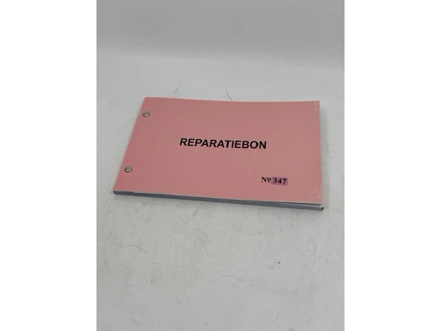 Ca. 180x bonnenboek voor reparaties - afbeelding 1 van  4