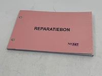 Ca. 180x bonnenboek voor reparaties - afbeelding 1 van  4