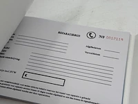Ca. 180x bonnenboek voor reparaties - afbeelding 2 van  4