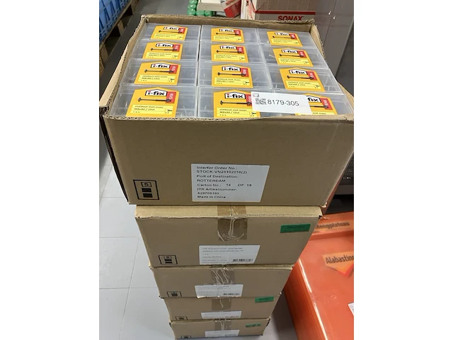 Ca. 180x i fix slotbouten +moer rvs m8x80 - afbeelding 1 van  4