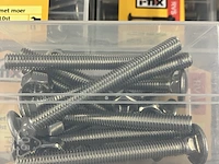 Ca. 180x i fix slotbouten +moer rvs m8x80 - afbeelding 4 van  4