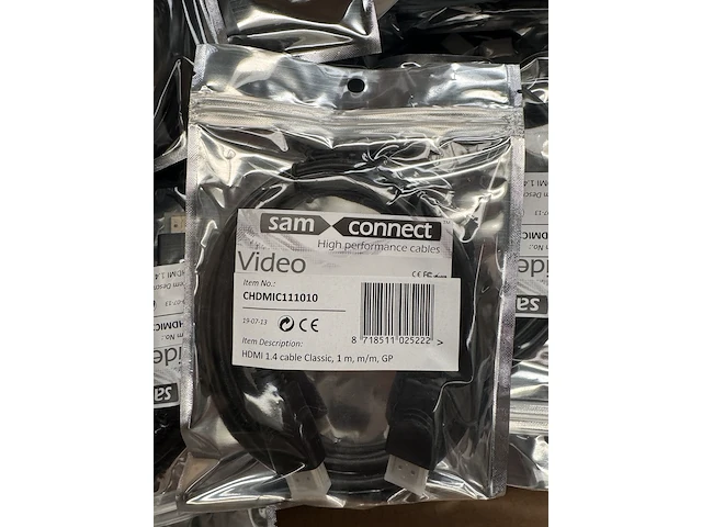 Ca. 188x hdmi 1.4 classic series kabel 1 meter, sam creative - afbeelding 2 van  3