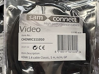 Ca. 188x hdmi 1.4 classic series kabel 1 meter, sam creative - afbeelding 3 van  3
