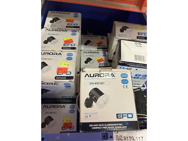 Ca. 18x aluminium inbouwspot led - afbeelding 1 van  3