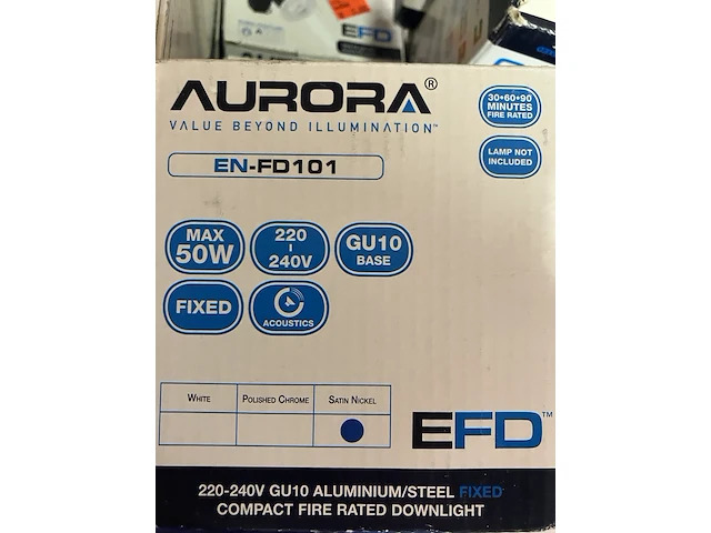 Ca. 18x aluminium inbouwspot led - afbeelding 3 van  3