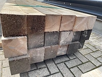 Ca. 18x douglas balken fijnbezaagd, 150x150mm, lengte 400cm - afbeelding 3 van  3