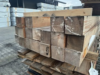 Ca. 18x douglas balken geschaafd, 140x140mm, lengte 300cm - afbeelding 3 van  4