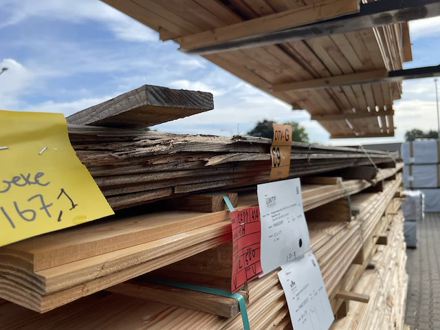 Ca. 18x douglas design profiel , 20x135mm, lengte 500cm - afbeelding 2 van  3