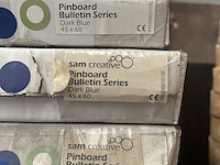 Ca. 18x pinboard donkerblauw 45x60 sam creative - afbeelding 4 van  6