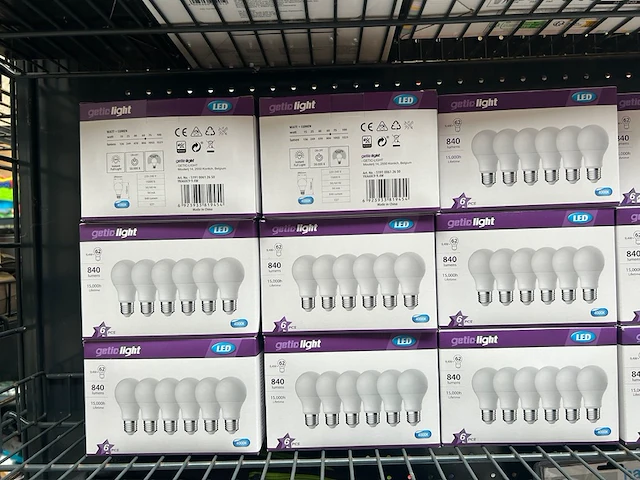 Ca. 18x set van 6 e27 led lampen , getic light - afbeelding 3 van  4