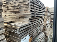 Ca. 190x guyana ipé planken fijnbezaagd, 22x105mm, lengte 103/105cm, 87/125cm - afbeelding 2 van  3