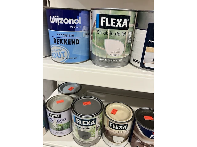 Ca. 190x verf flexa/histor/wijzonol en diverse zonder - afbeelding 5 van  7