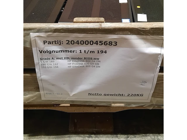 Ca. 192x desktop, hp, o.a. elitedesk 800 g4 - afbeelding 9 van  9