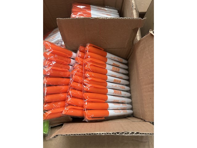 Ca. 1950x boardmarker medium round oranje/lime groen sam creative - afbeelding 4 van  4