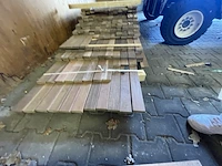 Ca. 195x ipé planken geschaafd country grade, 21x70mm, lengte 46/185cm, 25/215cm, 25/245cm, 12/305cm, 24/365cm, 8/430cm, 23/275cm, 17/335cm, 4/400cm, 11/490cm - afbeelding 3 van  3