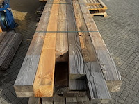 Ca. 19x douglas palen | geschaafd - afbeelding 1 van  3