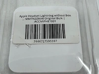 Ca. 19x headset en 12x lightning adapter apple, wit - afbeelding 3 van  8